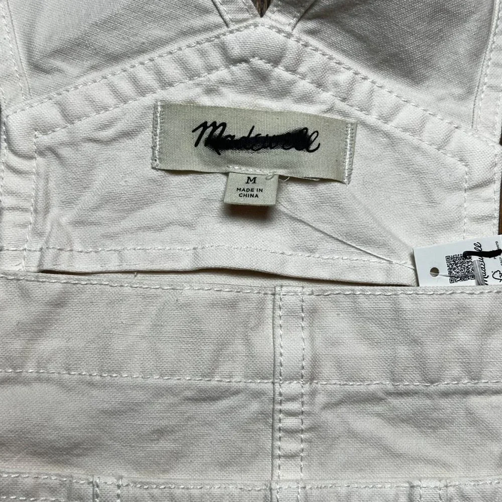 NWT Madewell Mens Garment Dyed Canvas Overalls Medium - Picture 9 of 16